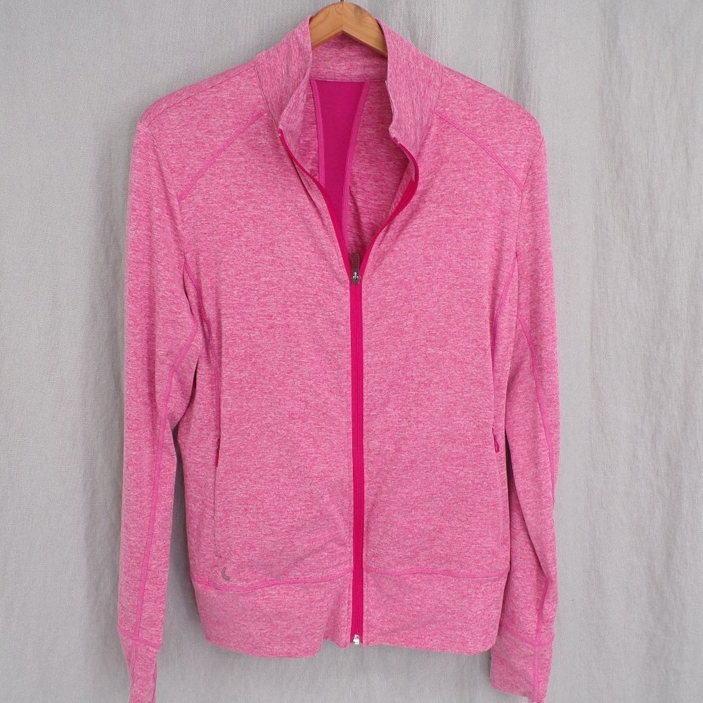 Lole Women's Full Zip T-Neck Lightweight Athletic Top or Baselayer - size XL